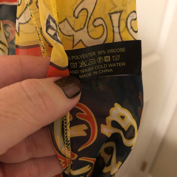 Sophie Original Womens scarf with decorative beaded chain - Picture 4 of 6